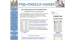 Desktop Screenshot of fun-family-games.com