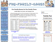 Tablet Screenshot of fun-family-games.com